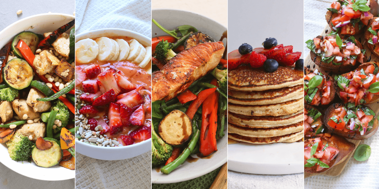 images of WRK IT nutrition plan food