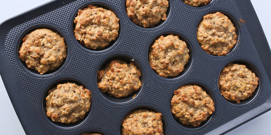 BANANA & ROLLED OAT BREAKFAST MUFFINS